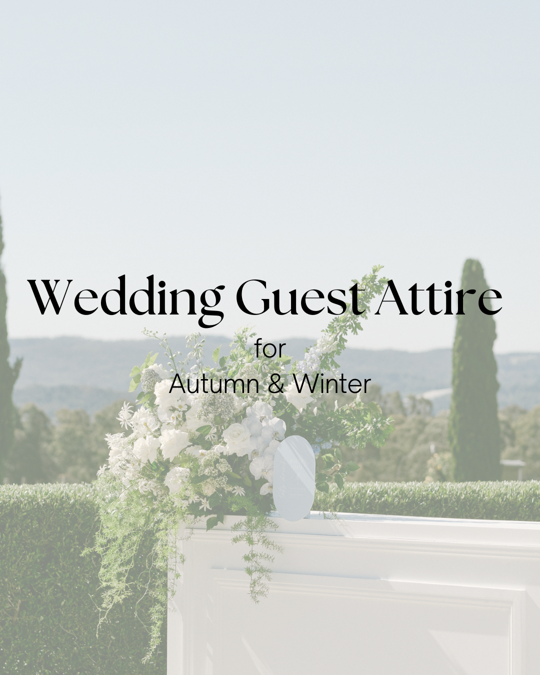 Autumn Winter Wedding Guest Style