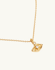 By Charlotte I am Protected Necklace in GOLD