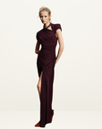 Alemais Eddie Midi Dress in PLUM
