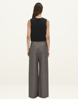 Camilla and Marc Alba Crop Rib Tank in Black