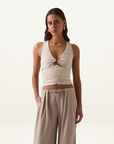 Sovere Hari Tank in Creme