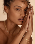 By Charlotte Dancing In Starlight Hoops in GOLD