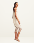 Shona Joy Savanna Scoop Neck Top in Ivory