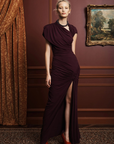 Alemais Eddie Midi Dress in PLUM