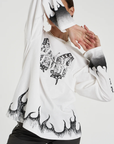 Summi Summi Eden LS Tee in Lily White