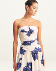 Shona Joy Enya Strapless Maxi Dress in MIDNIGHT WALLFLOWER
