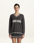 Summi Summi Summi Knit Sweater in Shadow