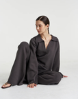 Summi Summi Lounge Knit Pant in Shadow