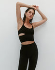 Nagnata Void Wool Crop in Black