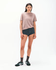Nagnata Low Rise Micro Denim Short in Washed Black