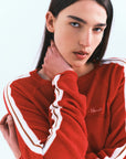 Nagnata Downtown Mesh Jersey in Poppy