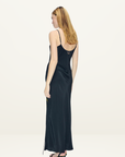 Silk Laundry CDC 1969 Slip Dress in Iris Black
