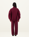 Jasmine Alexa Ischia bomber Jacket in PLUM