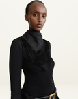 Camilla and Marc Dune Scarf Top in Black