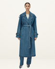 Camilla and Marc Calyx Denim Coat in Classic Blue