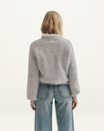 World Of Nomads Isabella Knit Jumper in LIGHT GREY