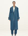 Camilla and Marc Calyx Denim Coat in Classic Blue