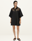 Camilla and Marc Lolani Embroidered Tee Dress in Black