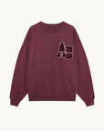Anine Bing Miles Sweateshirt Letterman in FIG