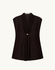 Camilla and Marc Tessara Top in Chocolate