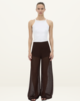 Camilla and Marc Tessara Pant in Chocolate