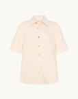Kivari Ariana Denim Shirt in Rosewater