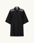 Camilla and Marc Lolani Embroidered Tee Dress in Black