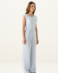Esmaee Charter Top in Ice Blue