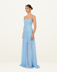 Jefre Sei Renata Maxi Dress in Bay Blu