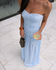 Jefre Sei Renata Maxi Dress in Bay Blu