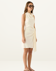 Esmaee Foreshore Mini Dress in Ivory