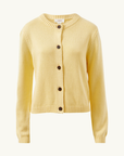 Ceres Nelly Long Sleeve Cardigan in Butter Yellow