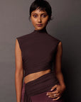 Bec + Bridge Conni Maxi Dress in Chocolate / Aubergine