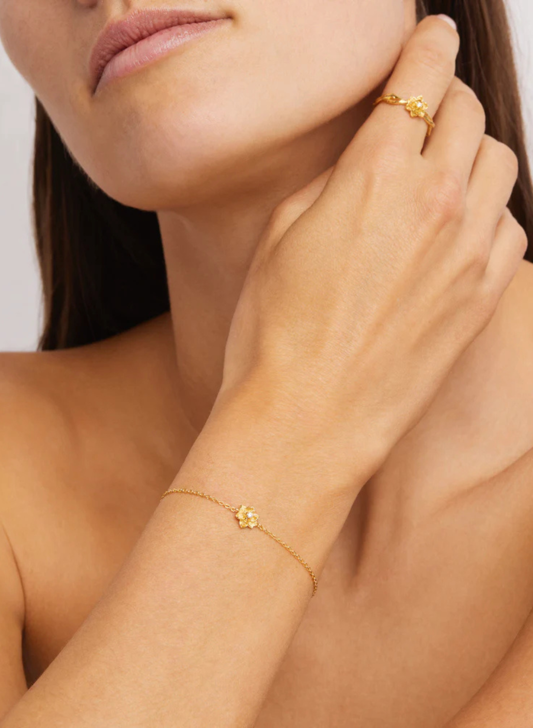 By Charlotte Bloom Within Lotus Bracelet in GOLD