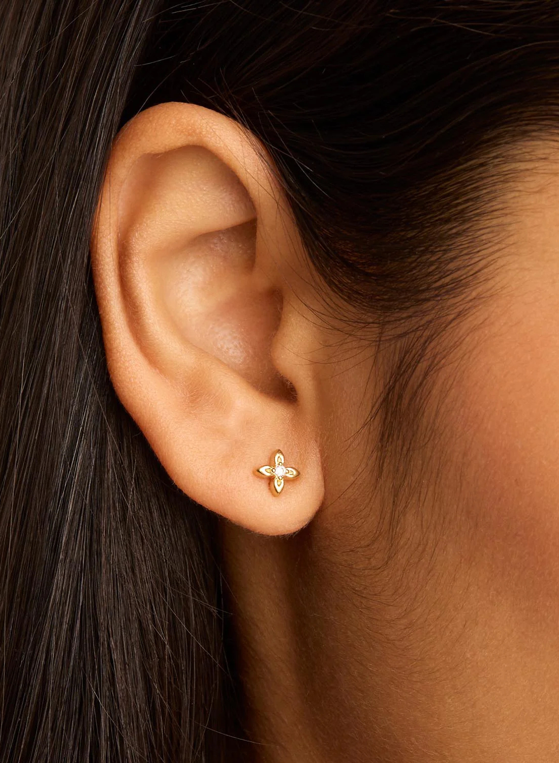 By Charlotte Live In Light Stud Earrings in GOLD