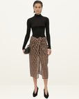 Camilla and Marc Mannix Midi Skirt in Chocolate