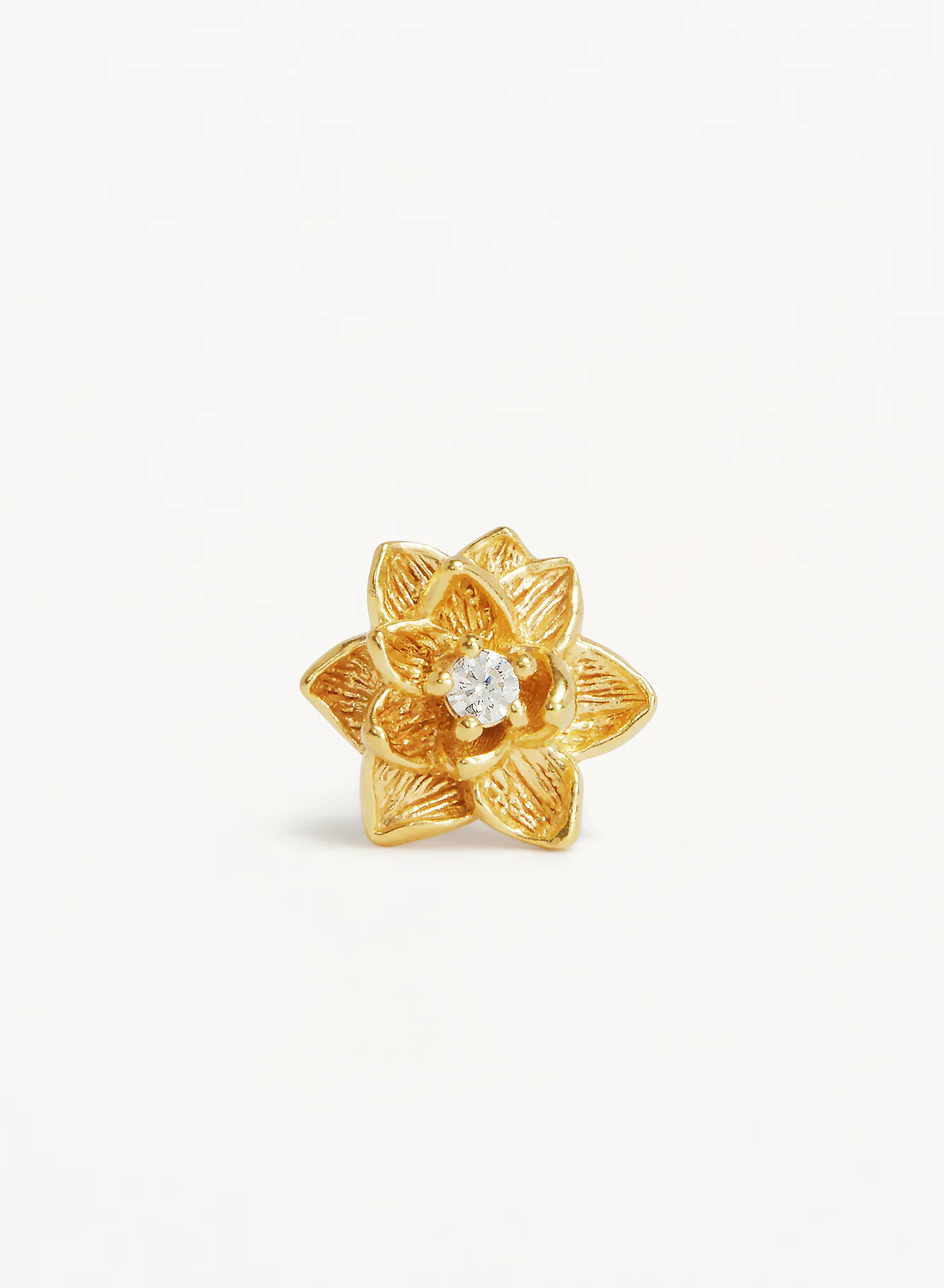 By Charlotte Bloom Within Lotus Stud Earrings in GOLD