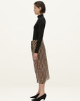 Camilla and Marc Mannix Midi Skirt in Chocolate