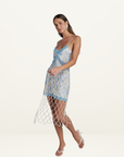 Summi Summi Siren Mini Dress in Orchid Prism