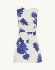 Shona Joy Enya Draped Mini Dress in MIDNIGHT WALLFLOWER