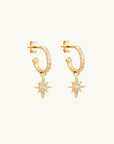 By Charlotte Dancing In Starlight Hoops in GOLD