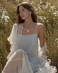 By Charlotte Serene Lotus Statement Earrings in GOLD