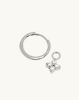 By Charlotte I Am Protected Hoops in SILVER