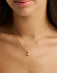 By Charlotte I am Protected Necklace in GOLD
