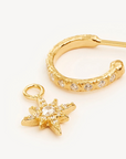 By Charlotte Dancing In Starlight Hoops in GOLD