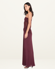 Bec + Bridge Noemi Strapless Dress in Plum
