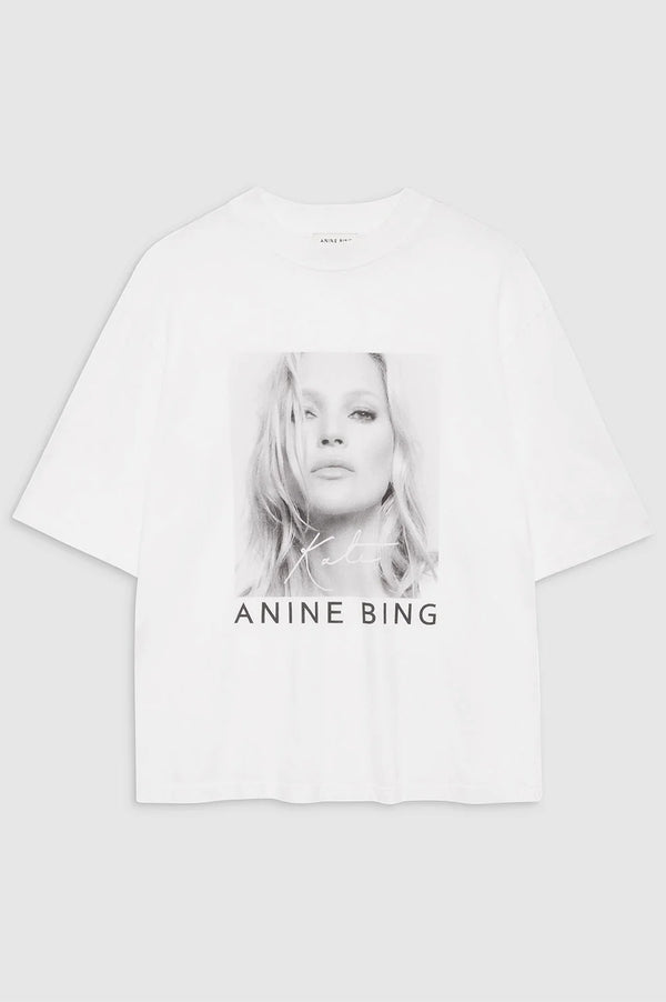 Avi Tee Kate Moss WHITE Anine Bing-Anine Bing-Frolic Girls