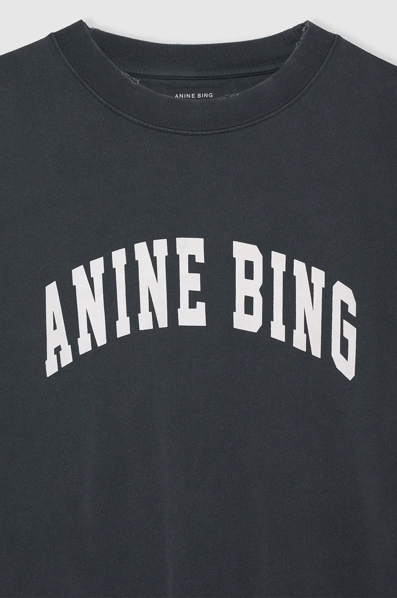 Tyler Sweatshirt WASHED BLACK Anine Bing-Anine Bing-Frolic Girls