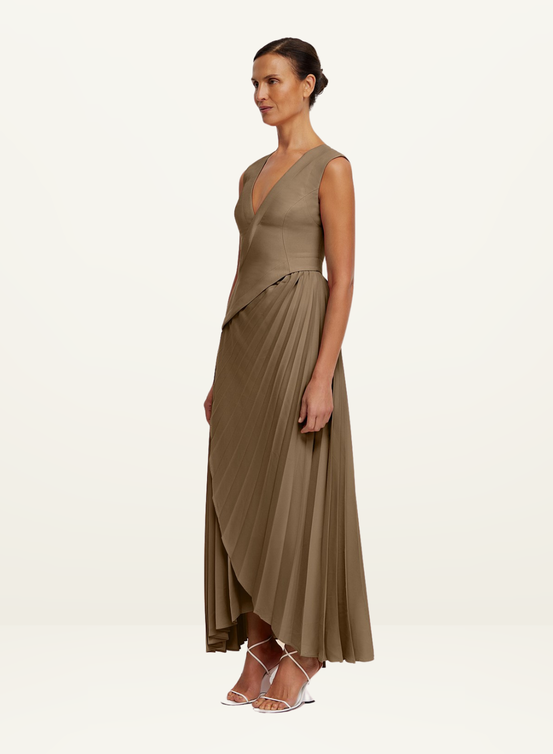 Acler Fairfield Maxi Dress in STORM GREEN Frolic Girls