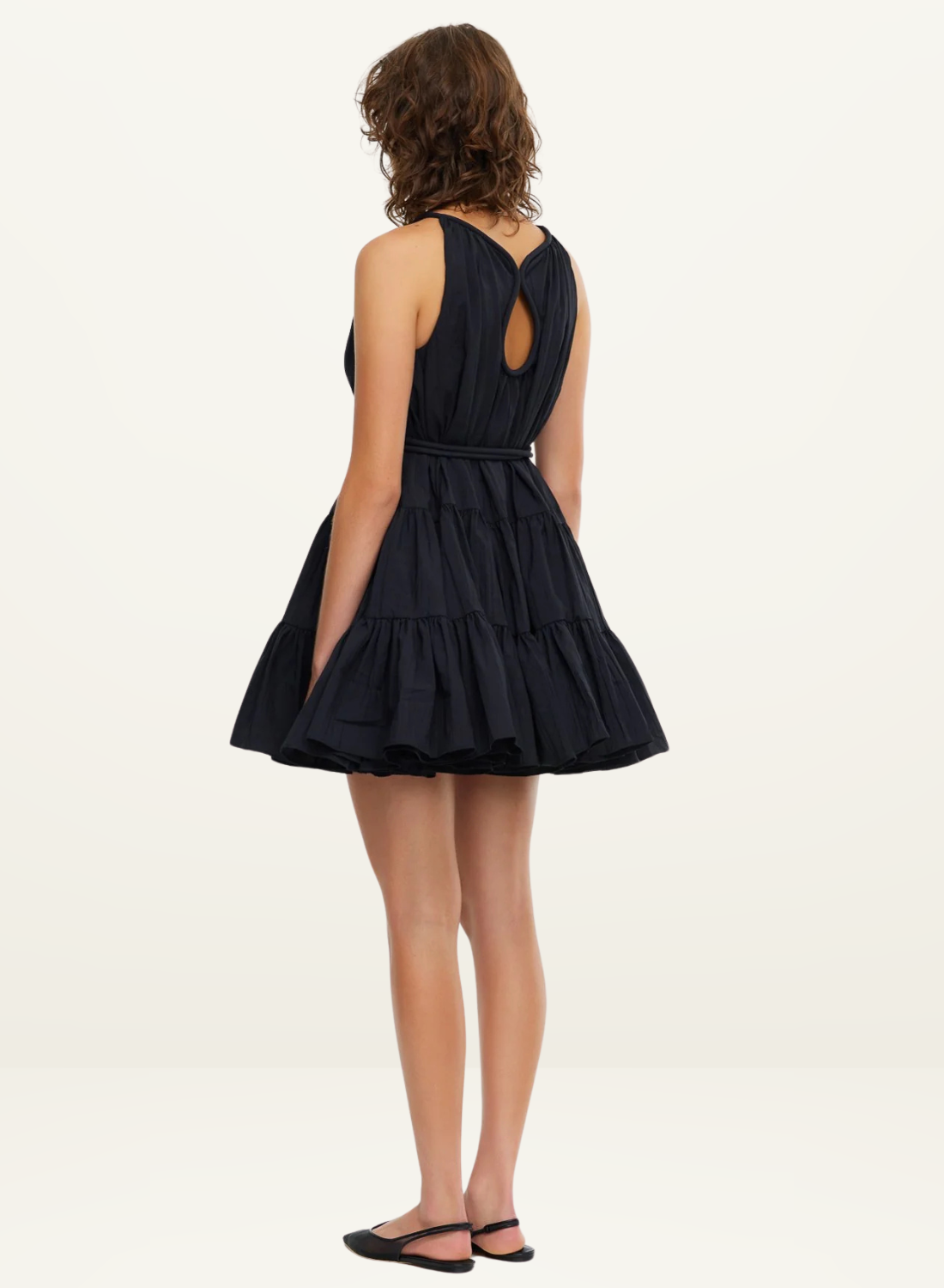 Acler Glastonbury Mini Dress in BLACK